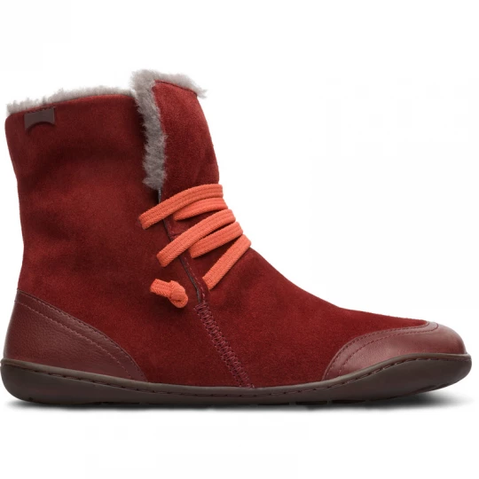 Foto van product CAMPER Peu - Enkellaarzen voor Dames - Rood, Smooth leather