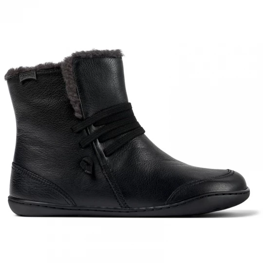 Foto van product CAMPER Peu - Enkellaarzen voor Dames - Zwart, Smooth leather