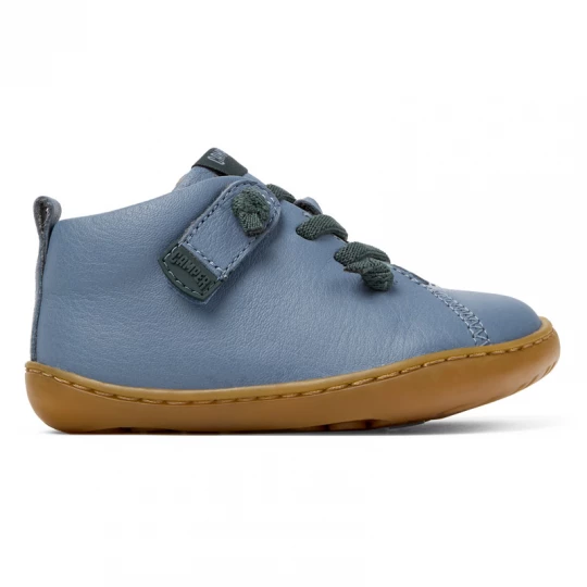 Foto van product CAMPER Peu - Klittenband voor Firstwalkers - Grijs, Smooth leather