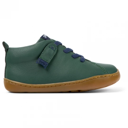 Foto van product CAMPER Peu - Klittenband voor Firstwalkers - Groen, Smooth leather