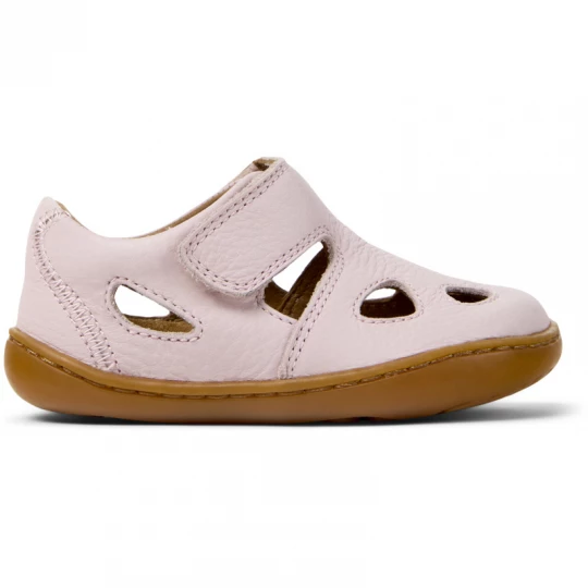 Foto van product CAMPER Peu - Klittenband voor Firstwalkers - Roze, Smooth leather