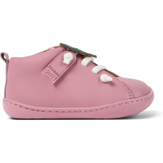 Foto van product CAMPER Peu - Klittenband voor Firstwalkers - Roze, Smooth leather