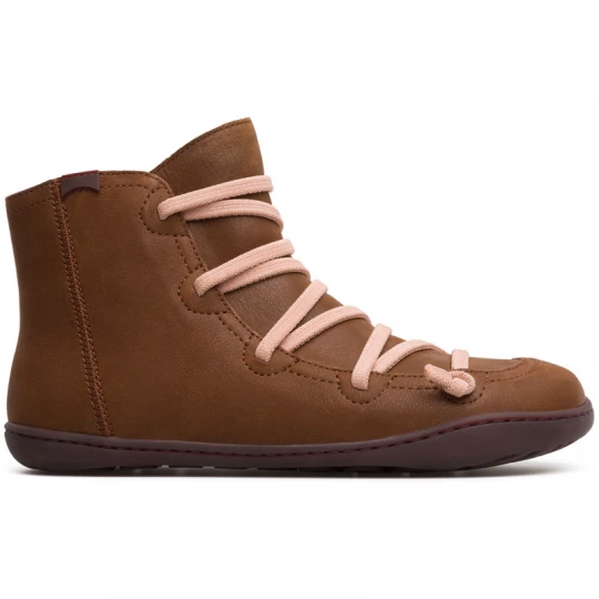 Foto van product CAMPER Peu - Laarzen voor Dames - Bruin, Smooth leather