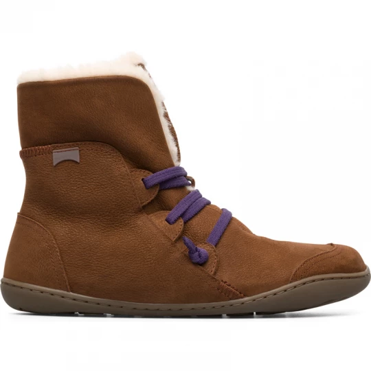 Foto van product CAMPER Peu - Laarzen voor Dames - Bruin, Smooth leather