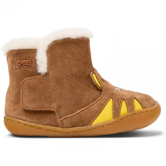 Foto van product CAMPER Peu - Laarzen voor Firstwalkers - Bruin, Smooth leather