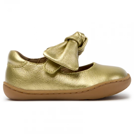 Foto van product CAMPER Peu - Nette vrijetijdsschoenen voor Firstwalkers - Geel, Smooth leather