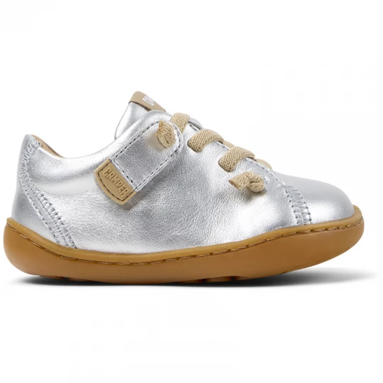 Foto van product CAMPER Peu - Nette vrijetijdsschoenen voor Kinderen - Grijs, Smooth leather