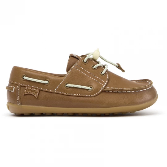 Foto van product CAMPER Peu - Nette vrijetijdsschoenen voor Meisjes - Bruin, Smooth leather