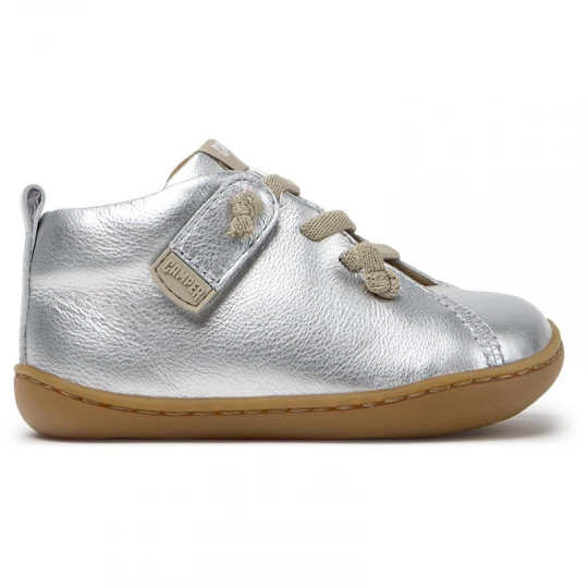 Foto van product CAMPER Peu - Nette vrijetijdsschoenen voor Meisjes - Grijs, Smooth leather