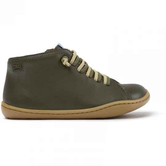 Foto van product CAMPER Peu - Nette vrijetijdsschoenen voor Meisjes - Groen, Smooth leather