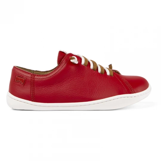 Foto van product CAMPER Peu - Nette vrijetijdsschoenen voor Meisjes - Rood, Smooth leather