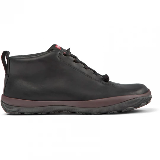 Foto van product CAMPER Peu Pista - Enkellaarzen voor Dames - Zwart, Smooth leather / Cotton fabric