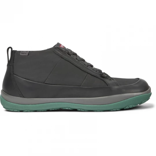 Foto van product CAMPER Peu Pista - Enkellaarzen voor Heren - Zwart, Grijs, Smooth leather / Cotton fabric