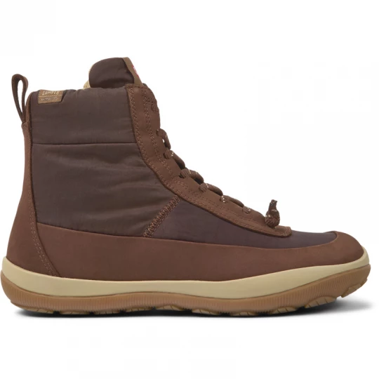 Foto van product CAMPER Peu Pista - Laarzen voor Dames - Bruin, Cotton fabric / Smooth leather
