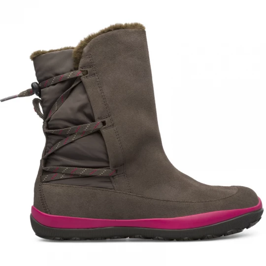 Foto van product CAMPER Peu Pista - Laarzen voor Dames - Bruin grijs, Cotton fabric