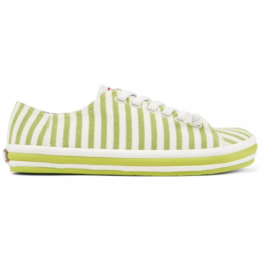 Foto van product CAMPER Peu Rambla - Sneakers voor Dames - Wit, Groen, Cotton fabric