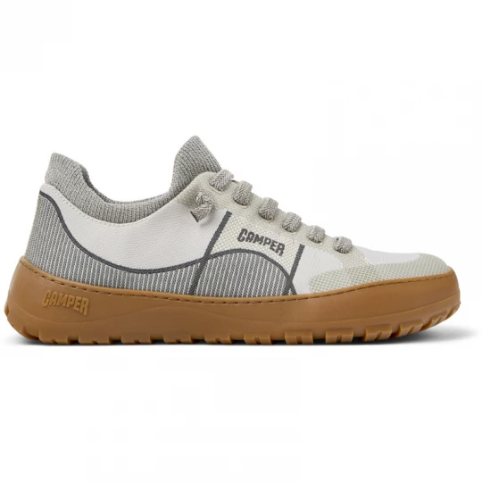 Foto van product CAMPER Peu Serra - Vrijetijdsschoenen voor Dames - Beige, Wit, Grijs, Cotton fabric