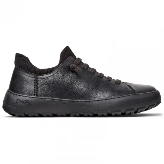 Foto van product CAMPER Peu Serra - Vrijetijdsschoenen voor Dames - Zwart, Smooth leather / Cotton fabric