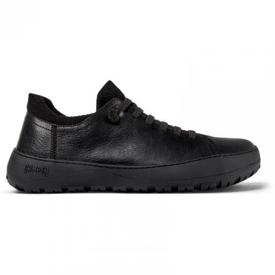 Foto van product CAMPER Peu Serra - Vrijetijdsschoenen voor Heren - Zwart, Smooth leather / Cotton fabric