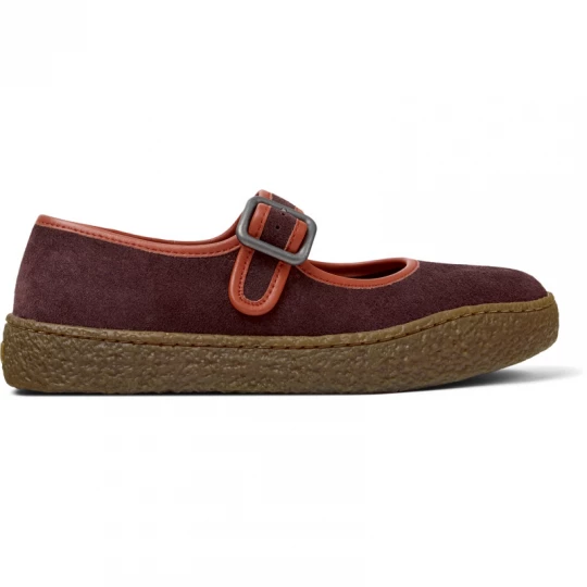 Foto van product CAMPER Peu Terreno - Vrijetijdsschoenen voor Dames - Kastanjebruin, Smooth leather