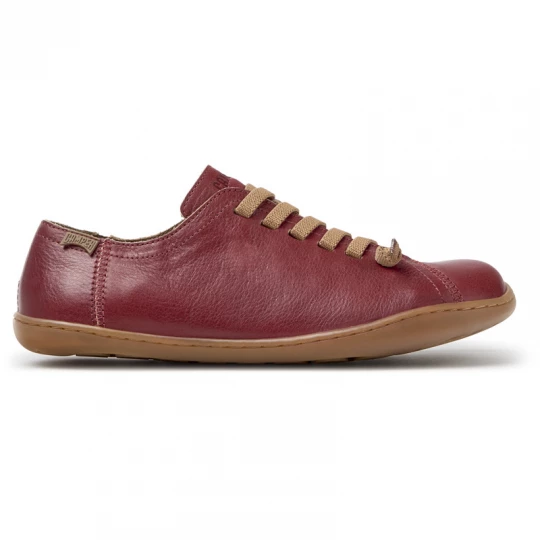 Foto van product CAMPER Peu - Vrijetijdsschoenen voor Dames - Kastanjebruin, Smooth leather