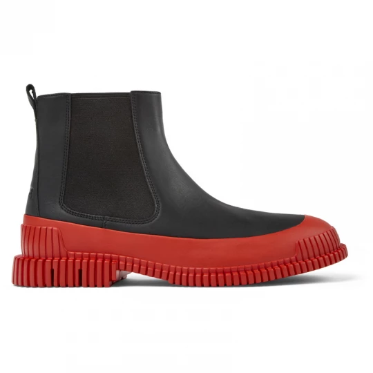 Foto van product CAMPER Pix - Enkellaarzen voor Heren - Zwart, Rood, Smooth leather