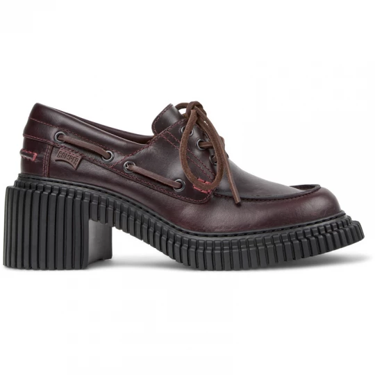 Foto van product CAMPER Pix London - Nette schoenen voor Dames - Kastanjebruin, Smooth leather