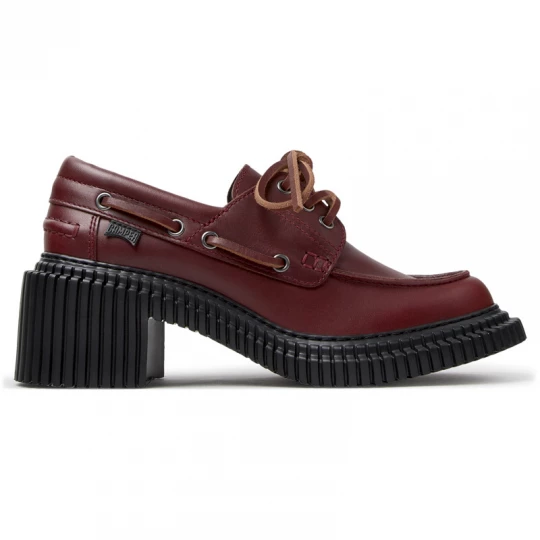 Foto van product CAMPER Pix London - Nette schoenen voor Dames - Kastanjebruin, Smooth leather