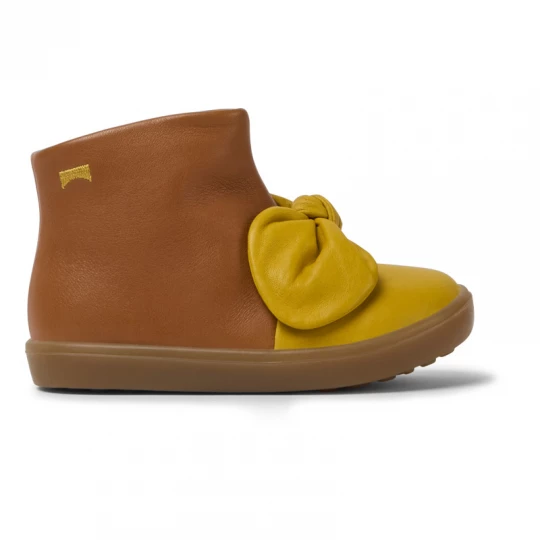 Foto van product CAMPER Pursuit - Laarzen voor Firstwalkers - Bruin, Geel, Smooth leather