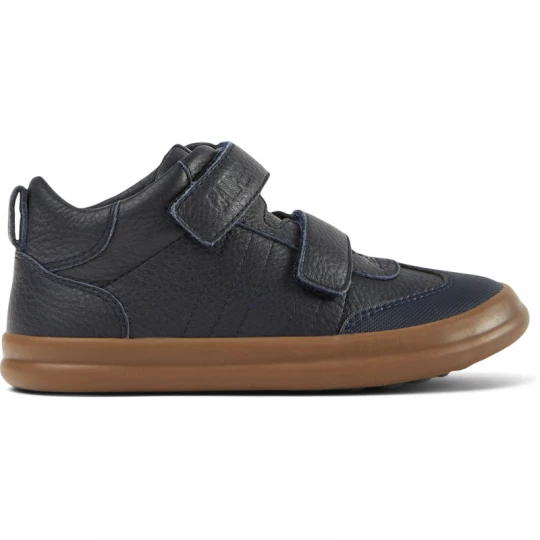 Foto van product CAMPER Pursuit - Laarzen voor Meisjes - Blauw, Smooth leather / Cotton fabric