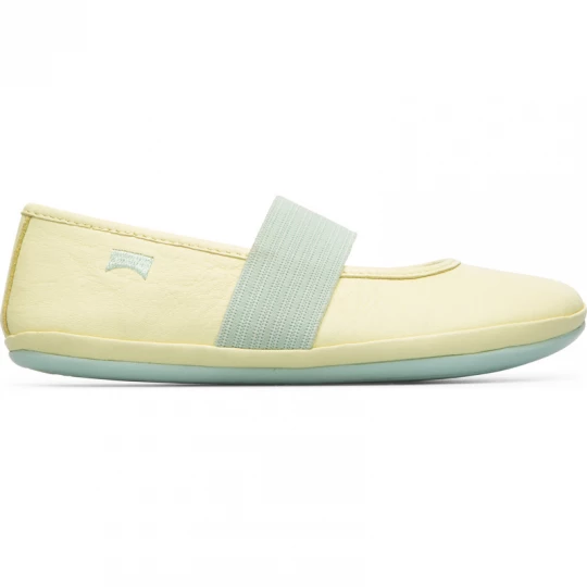 Foto van product CAMPER Right - Ballerina’s voor - Geel, Smooth leather