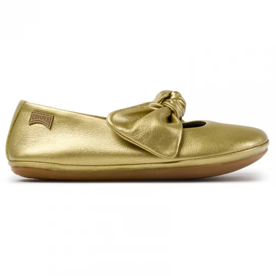 Foto van product CAMPER Right - Ballerina’s voor Meisjes - Geel, Smooth leather