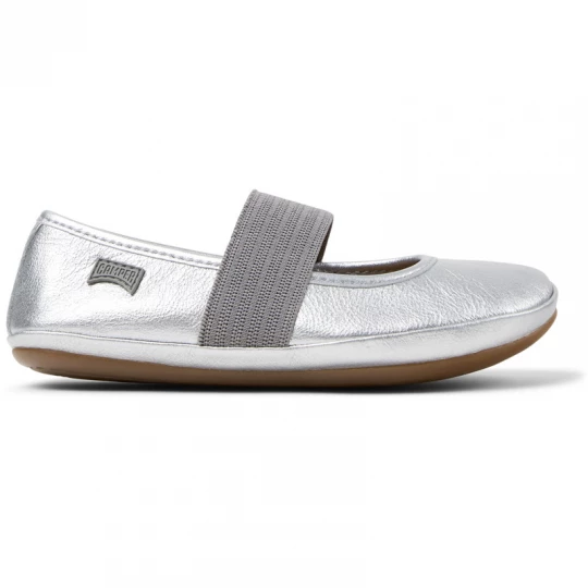 Foto van product CAMPER Right - Ballerina’s voor Meisjes - Grijs, Smooth leather