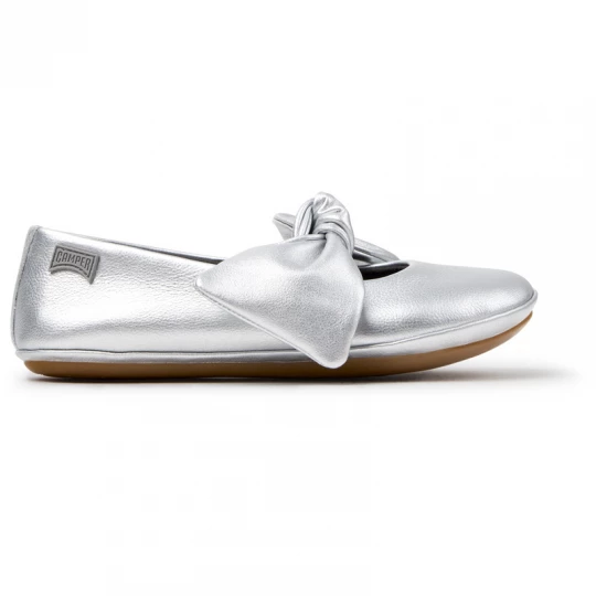 Foto van product CAMPER Right - Ballerina’s voor Meisjes - Grijs, Smooth leather