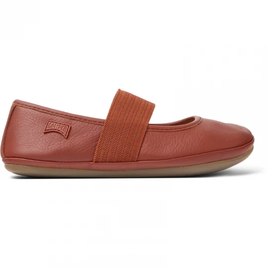 Foto van product CAMPER Right - Ballerina’s voor Meisjes - Rood, Smooth leather