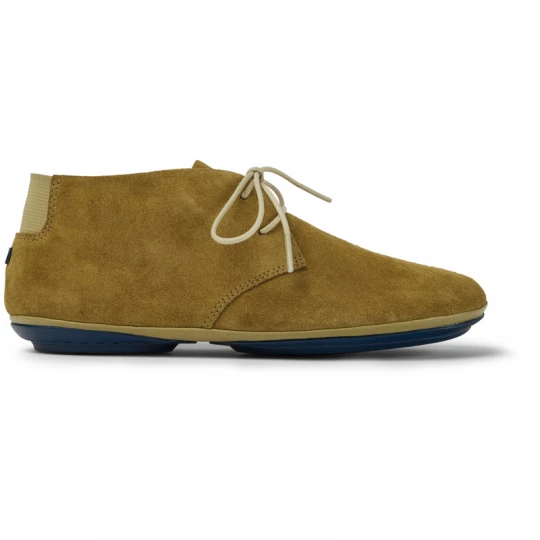 Foto van product CAMPER Right - Enkellaarzen voor Dames - Beige, Smooth leather