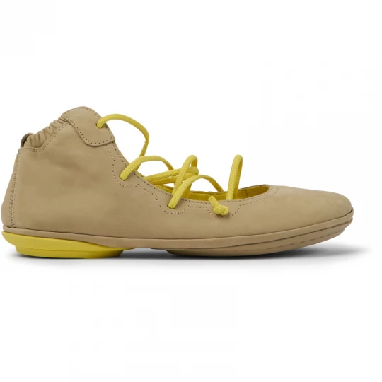 Foto van product CAMPER Right - Enkellaarzen voor Dames - Beige, Suede