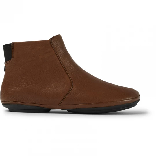 Foto van product CAMPER Right - Enkellaarzen voor Dames - Bruin, Smooth leather