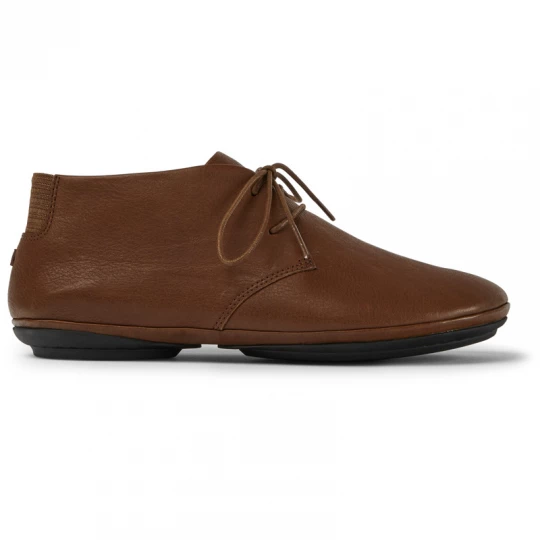 Foto van product CAMPER Right - Enkellaarzen voor Dames - Bruin, Smooth leather
