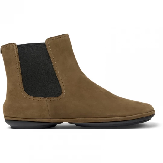 Foto van product CAMPER Right - Enkellaarzen voor Dames - Bruin, Suede