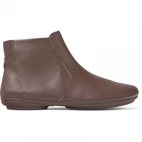 Foto van product CAMPER Right - Enkellaarzen voor Dames - Kastanjebruin, Smooth leather
