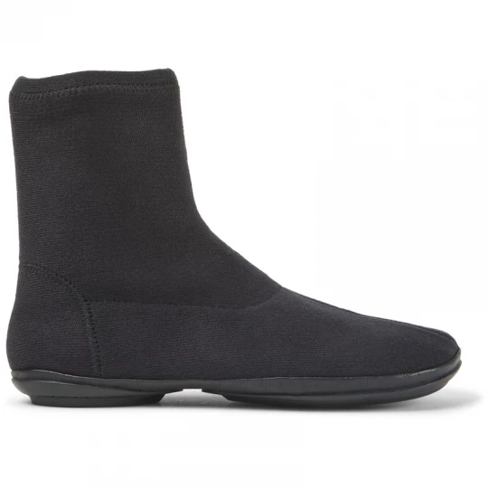 Foto van product CAMPER Right - Enkellaarzen voor Dames - Zwart, Cotton fabric / Smooth leather