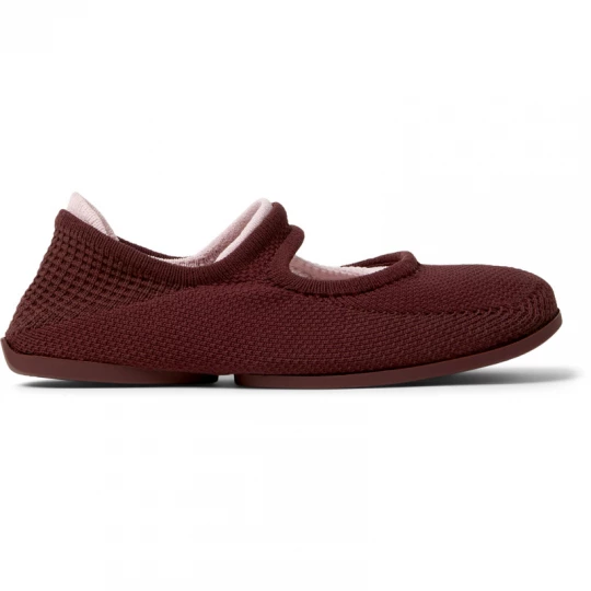 Foto van product CAMPER Right Niko - Nette schoenen voor Dames - Kastanjebruin, Cotton fabric