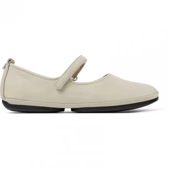 Foto van product CAMPER Right Nina - Ballerina’s voor Dames - Beige, Smooth leather