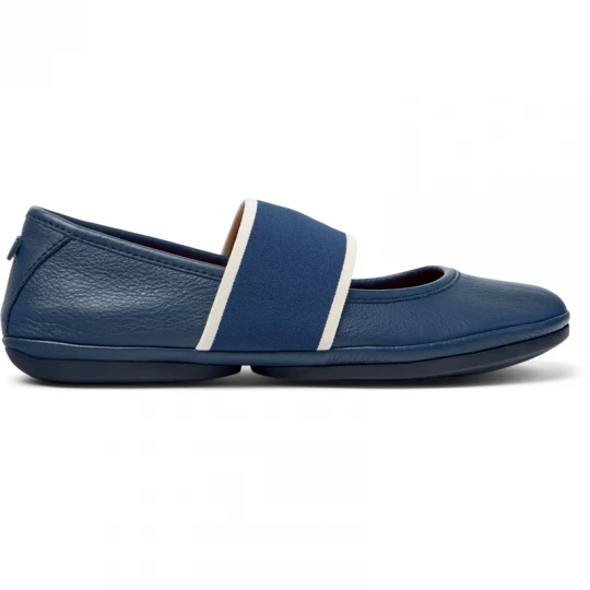 Foto van product CAMPER Right Nina - Ballerina’s voor Dames - Blauw, Smooth leather
