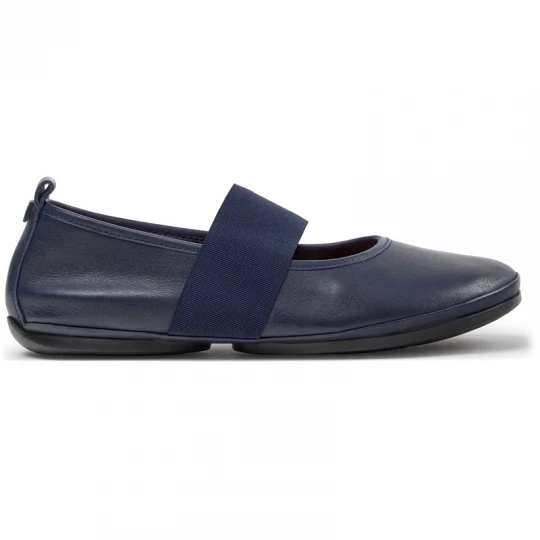 Foto van product CAMPER Right Nina - Ballerina’s voor Dames - Blauw, Smooth leather
