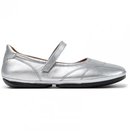 Foto van product CAMPER Right Nina - Ballerina’s voor Dames - Grijs, Smooth leather