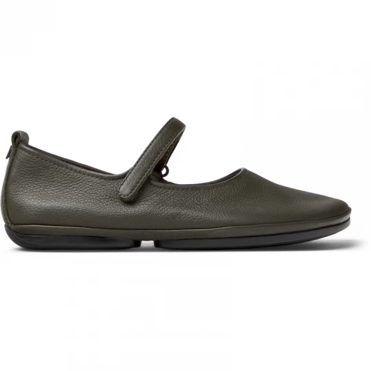 Foto van product CAMPER Right Nina - Ballerina’s voor Dames - Groen, Smooth leather