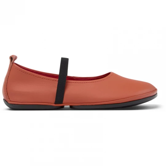 Foto van product CAMPER Right Nina - Ballerina’s voor Dames - Oranje, Smooth leather