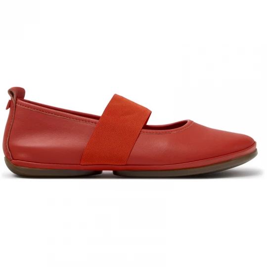 Foto van product CAMPER Right Nina - Ballerina’s voor Dames - Rood, Smooth leather
